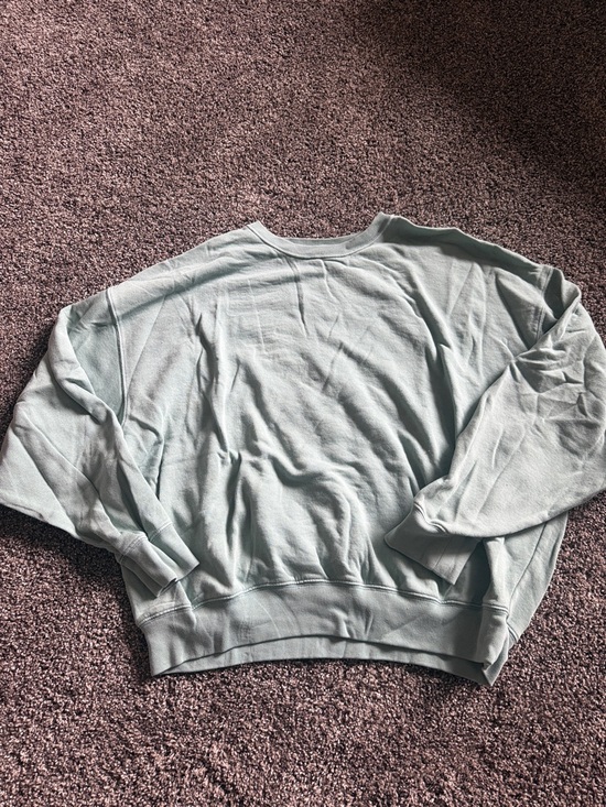 Victoria's Secret Tops - Victoria's Secret PINK Light Sage Green Crewneck